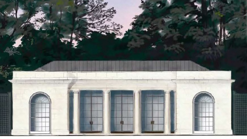 Klasszicista teniszpavilont tervezett Melania Trump a Fehér Ház udvarába